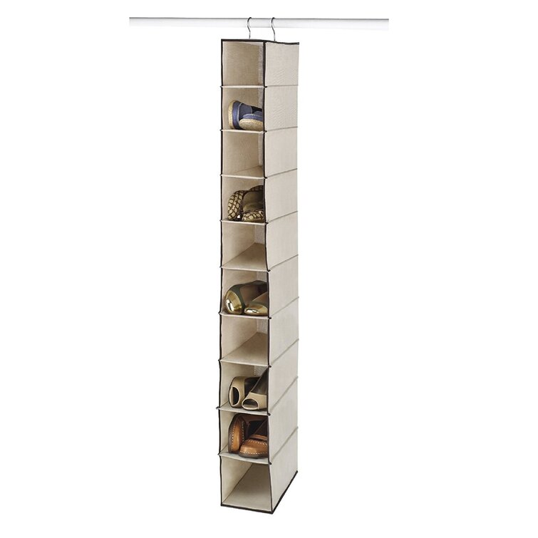 10 shelf discount hanging shoe organizer